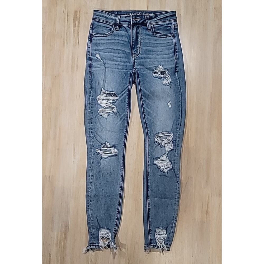 American Eagle‎ Outfitters Next Level Stretch Hi-Rise Jegging Size 0 Short